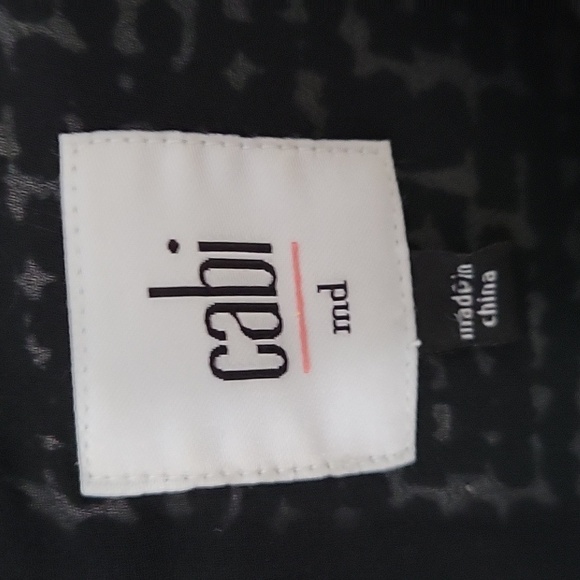 Cabi Sleeveless Black & White Blouse, Size Medium - Picture 4 of 8